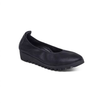 Aetrex Womens Brianna Ballet Flat In Black