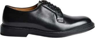Henderson Baracco Handgemaakte leren Derby schoenen met veters - Heren - Nette schoenen - Zwart - 41 EU - Leer - Schoenen