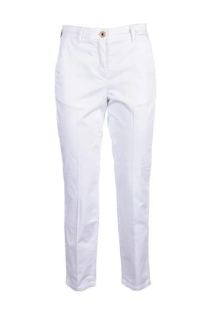 Jacob Cohen Cotton Stretch Trousers - White