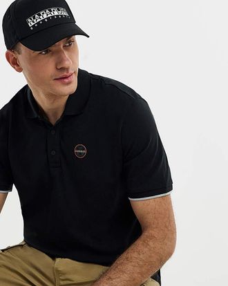 Napapijri Badge Short Sleeve Polo