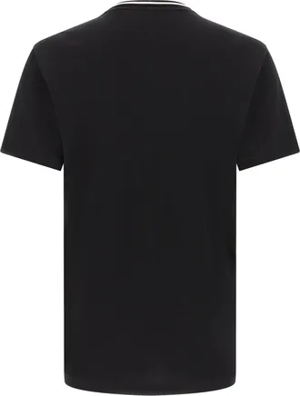Dolce & Gabbana Logo-Patch Cotton Jersey T-Shirt - Black