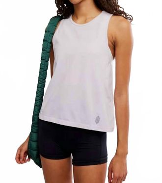 Free People Hot Shot Twist Tank Top In Rose Wash