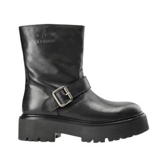 Copenhagen Cph 900 Vintage Leather - Dames - Enkellaarsjes - Zwart - 37 EU - Leer - Schoenen