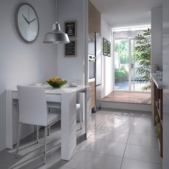 For&eacute;s Mesa Multifuncion Extensible Blanco