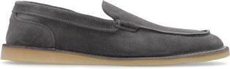 Dolce & Gabbana Leren schoenen - Heren - Loafers - Grijs - 39 EU - Leer - Schoenen