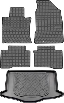 OEM Juego De Alfombrillas De Goma Para Coche Y Alfombrilla Para Maletero Para El Ssangyong Tivoli Facelift Crossover (desde Enero De 2018 Hasta 2019)