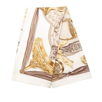 Herm&egrave;s Pre-owned Scarves, female, Multicolor, Size: ONE SIZE Pre-owned Etriers Scarf