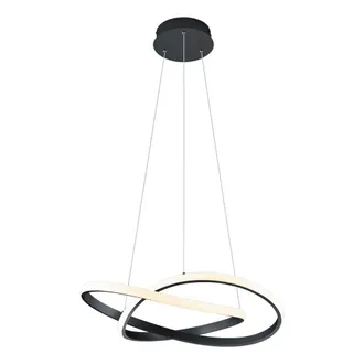 Reality Suspensi&oacute;n Moderna Curso Antracita Negro Led Regulable 27w &Oslash;60 Cm Trio Iluminaci&oacute;n
