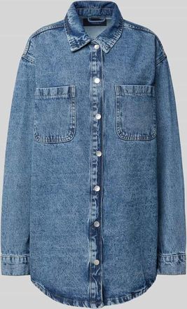 Noisy May Jeansjacke mit aufgesetzten Brusttaschen Modell ALVA in Jeansblau, Gr&ouml;&szlig;e XS