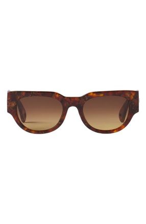 Lanvin Signature Sunglasses in Amber-Turtoise at Nordstrom