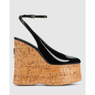 Naked Wolfe Tansy White Patent in Black at Nordstrom, Size 38.5