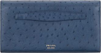 Prada Clutch Bag - female - Prada - Clutches - Blue - ONE SIZE - Bags