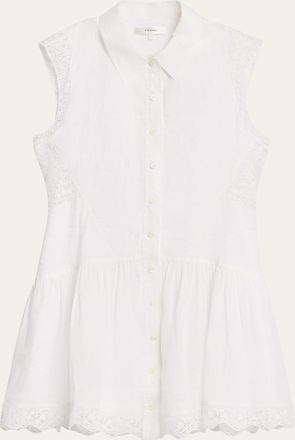 Frame Denim The Embroidered Mini Day Dress