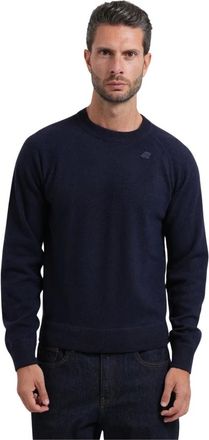 K-Way Truien & Vesten, Heren, Blauw, 2Xl, Wol, Fragan Sweater