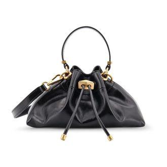 Jimmy Choo London Bucket Bags, female, Black, Size: ONE SIZE Cinch Small