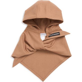 Ruslan Baginskiy Houstka Wool Blend Headscarf in Beige at Nordstrom