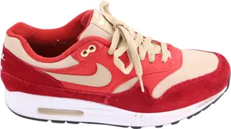 Nike Air Max 1 Curry Pack in Red Nylon