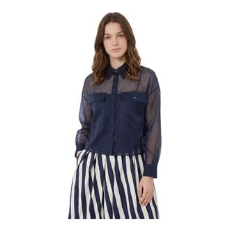 Max Mara Colomba Blouse - female - Weekend Max Mara - Shirts - Blue - S - Blouses & Shirts