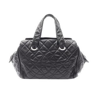 Chanel Pre-owned Vintage Handtas - Dames - Pre-owned - Zwart - Maat: ONE Size Leer