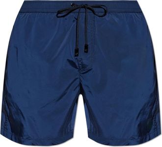 Giorgio Armani Zwemshorts - Heren - Strandmode - Blauw - XL - Badmode