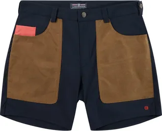 Amundsen Sports 7incher Field Shorts Mens in Faded Navy/tan at Nordstrom, Size Xx-Large Eu