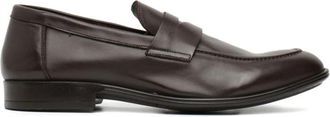 Marechiaro 1962 Instaploafer met banddetail - Heren - Loafers - Bruin - 43 EU - Leer - Schoenen