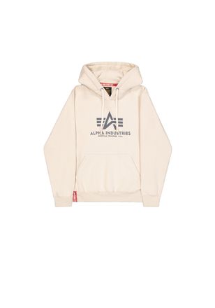 Alpha Industries Hoodie ALPHA INDUSTRIES Basic Hoodie BL, Herren, Gr. XS, weiss (jet stream wei&szlig;), Obermaterial: 80% Baumwolle, 20% Polyester, regular fit, Sweatshirts