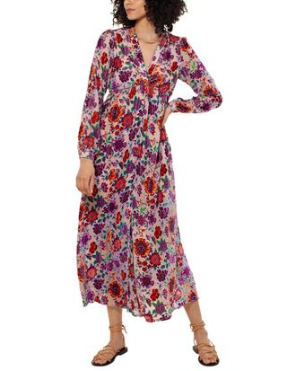 Hale Bob Silk-Blend Maxi Dress