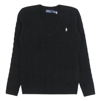 Polo Ralph Lauren Rondgebreide trui - Dames - Ronde hals truien - Zwart - XL - Truien & Vesten