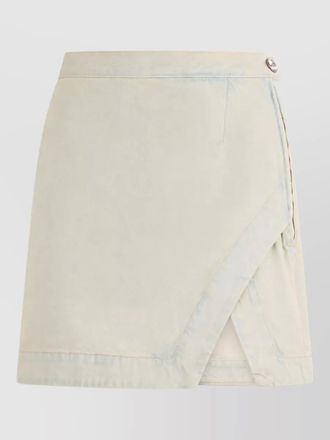 Vivienne Westwood denim mini wrap skirt