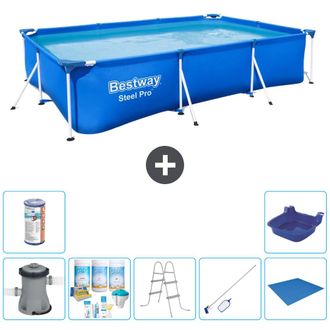 Bestway Piscina Bestway Steel Pro Rectangular - 300x201x66 Cm - 8-piezas S22092