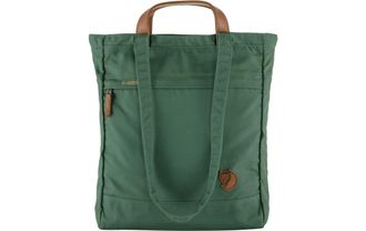 Fj&auml;llr&auml;ven Schultertasche FJ&Auml;LLR&Auml;VEN Totepack No. 1, Damen, Gr. B/H/T: 32cm x 39cm x 11cm, gr&uuml;n (dunkelgr&uuml;n), Baumwolle, Polyester, Taschen Schultertasche