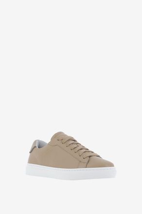 Fabiana Filippi Niedrige Sneakers aus genarbtem Leder Dalila