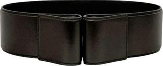 Bottega Veneta Pre-owned Vintage Leren Riem - Dames - Vintage Accessoires - Bruin - ONE Size - Leer - Vintage