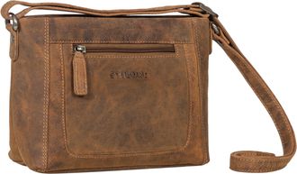 STILORD Julina Ladies Shoulder Bag Leather Vintage Handbag Leather Bag Ladies Bag Shoulder Bag Evening Bag Party Bag Genuine Leather, Colour:bergamo - brown