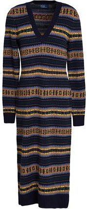 Ralph Lauren Fair Isle Wool-Blend Sweater Dress