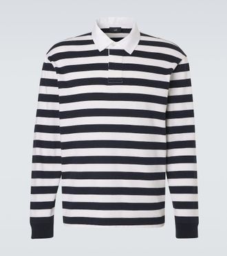 Dunhill Cotton and cashmere polo shirt