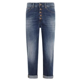 Dondup Koons Jeans - female - Dondup - Cropped Jeans - Blue - W27 - Jeans