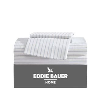 Parure De Lit Polaire Réversible Eddie Bauer - Sherpa Doux & Fausse Peau De Mouton - 127x152 Cm - Beige