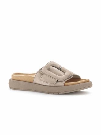 Gabor Womens Wrapped Buckle Velcro Sandal In Desert