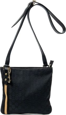 Gucci Borsa a tracolla con monogramma GG - Nero
