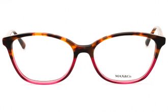 Max & Co. MO5077 Tortoiseshell and Pink Acetate Eyeglasses - Brown