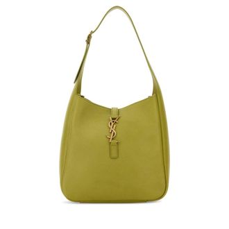 Saint Laurent Pistachio Green Leather Le 5 a 7 Shoulder Bag
