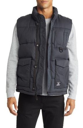 Alpha Industries Puffer Utility Vest in Black at Nordstrom Rack, Size Medium