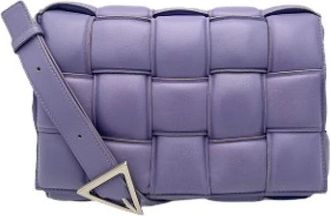 Bottega Veneta Pre-owned Crossbody Tas - Dames - Vintage Schoudertas - Paars - ONE Size - Leer - Vintage