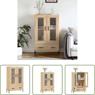 vidaXL Credenza moderna - Credenza Rovere Sonoma 69,5x31x115 cm in Legno Multistrato