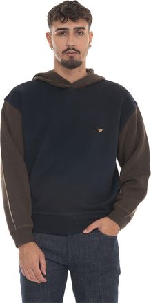 Emporio Armani Maglia in lana Blu-marrone Emporio Armani Uomo