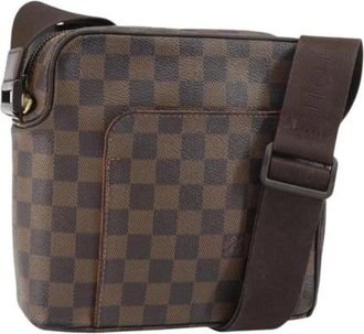 Louis Vuitton Pre-owned Cross Body Bags, female, Brown, Size: ONE SIZE Pre-owned Vintage Canvas Cross Body Bag