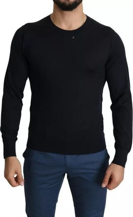 Dolce & Gabbana Black Cashmere Crew Neck Sweatshirt Mens Sweater (Pre-Owned)
