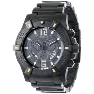 Invicta Chronograph Black Dial Mens Watch 0358